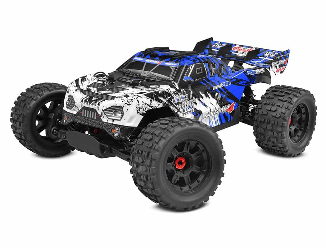 C-00293-B-gallery1 Corally Kagama-4 Brushless 4S Basher Truck RTR Blue C-00293-B - Image 1