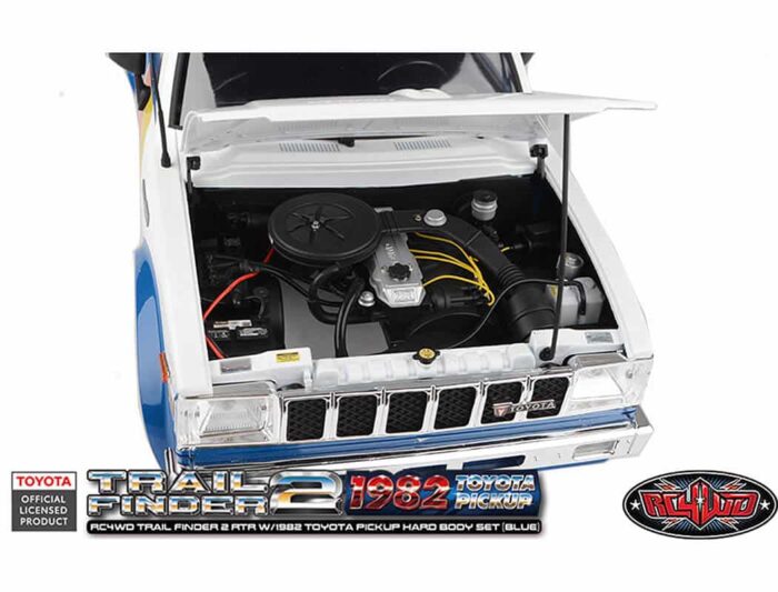 RC4WD Trail Finder2 RTR 1982 Toyota Pickup Hard Body Blue Z-RTR0069 - Image 11