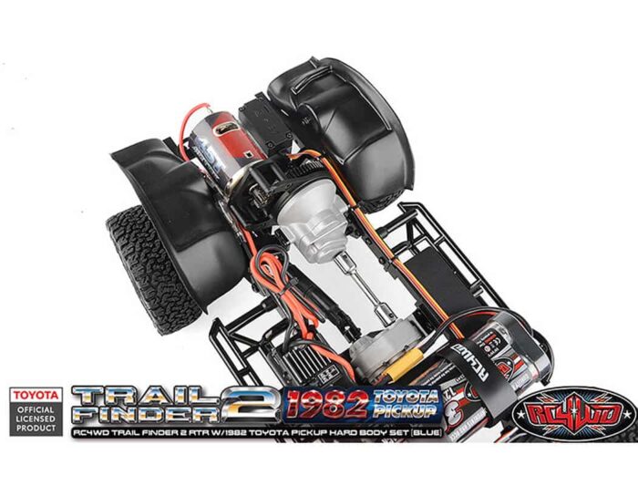 RC4WD Trail Finder2 RTR 1982 Toyota Pickup Hard Body Blue Z-RTR0069 - Image 13