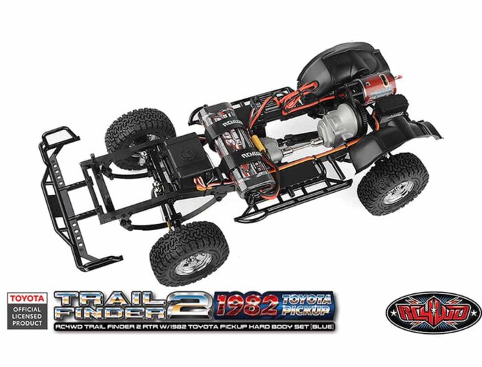 RC4WD Trail Finder2 RTR 1982 Toyota Pickup Hard Body Blue Z-RTR0069 - Image 16