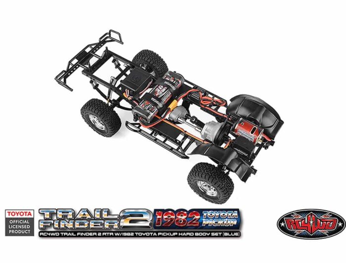RC4WD Trail Finder2 RTR 1982 Toyota Pickup Hard Body Blue Z-RTR0069 - Image 17