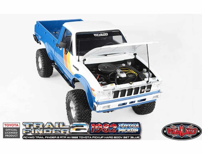 RC4WD Trail Finder2 RTR 1982 Toyota Pickup Hard Body Blue Z-RTR0069 - Image 21