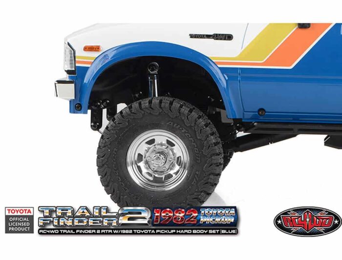 RC4WD Trail Finder2 RTR 1982 Toyota Pickup Hard Body Blue Z-RTR0069 - Image 20