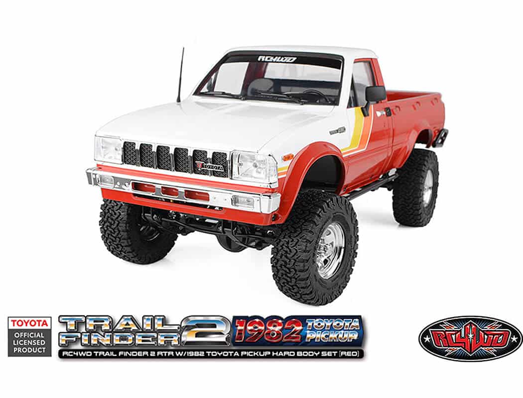 Z-RTR0070-gallery1 RC4WD Trail Finder2 RTR 1982 Toyota Pickup Hard Body Red Z-RTR0070 - Image 1