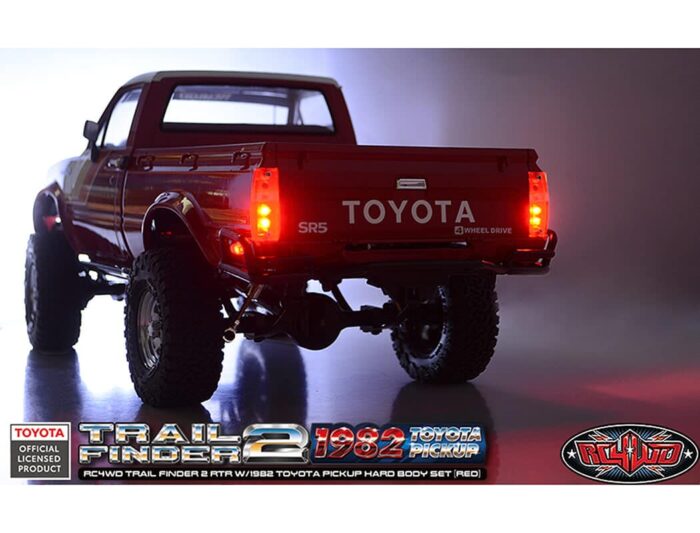 RC4WD Trail Finder2 RTR 1982 Toyota Pickup Hard Body Red Z-RTR0070 - Image 3
