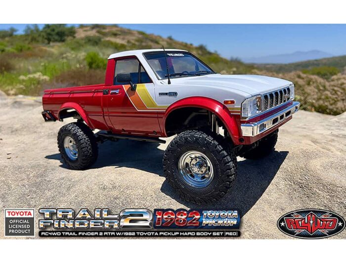 RC4WD Trail Finder2 RTR 1982 Toyota Pickup Hard Body Red Z-RTR0070 - Image 7