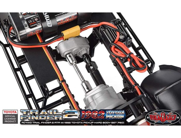 RC4WD Trail Finder2 RTR 1982 Toyota Pickup Hard Body Red Z-RTR0070 - Image 13