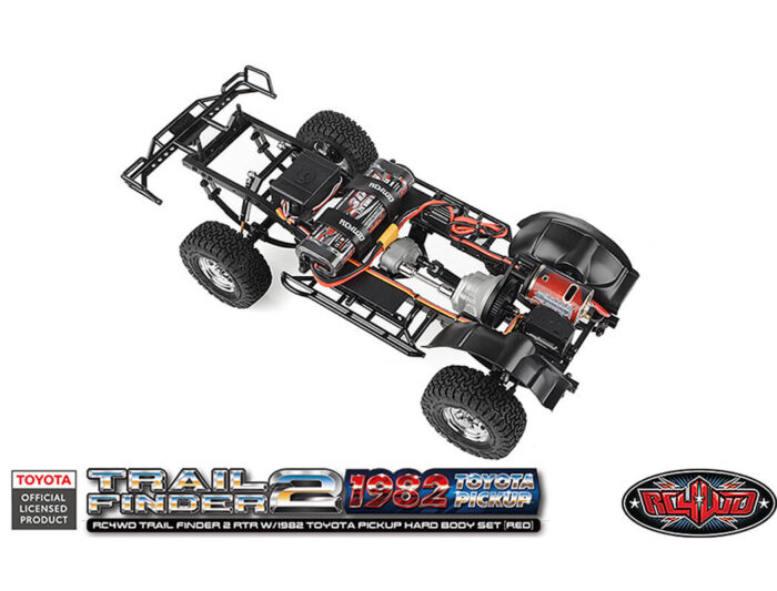 RC4WD Trail Finder2 RTR 1982 Toyota Pickup Hard Body Red Z-RTR0070 - Image 15