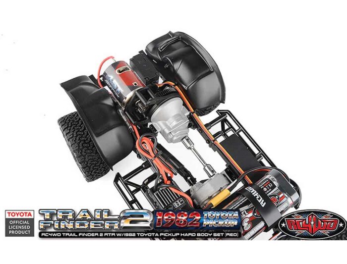 RC4WD Trail Finder2 RTR 1982 Toyota Pickup Hard Body Red Z-RTR0070 - Image 18