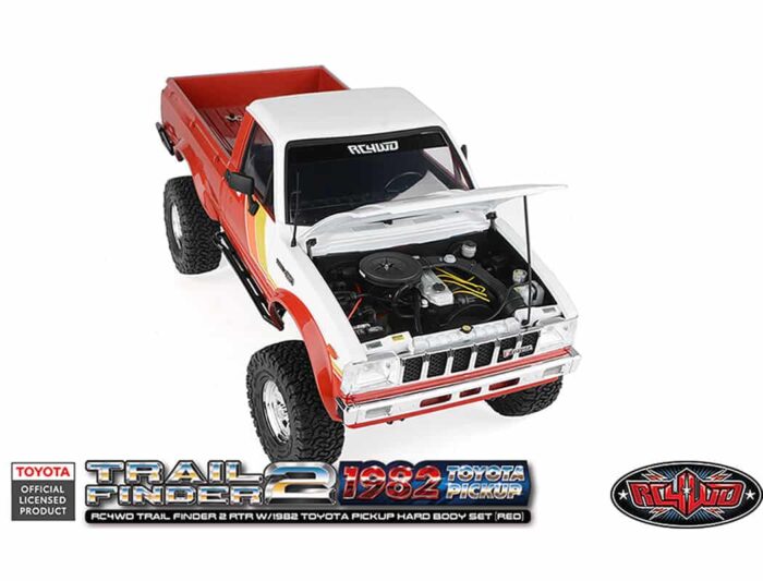 RC4WD Trail Finder2 RTR 1982 Toyota Pickup Hard Body Red Z-RTR0070 - Image 21