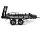 Fastrax Dual-Axle Trailer W/Ramps & Leds (1/12th or 1/18th) Black FAST2372MBK - Image 5