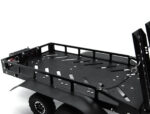 Fastrax Dual-Axle Trailer W/Ramps & Leds (1/12th or 1/18th) Black FAST2372MBK - Image 4
