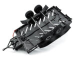Fastrax Dual-Axle Trailer W/Ramps & Leds (1/12th or 1/18th) Black FAST2372MBK - Image 7