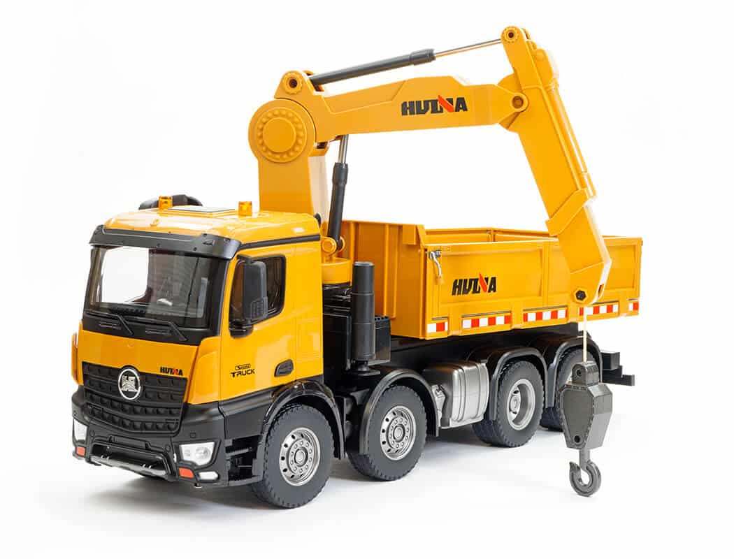 CY1538-gallery1 Huina 1/14th RC Timber Grab 8-Wheeler Dump Truck CY1538 - Image 1