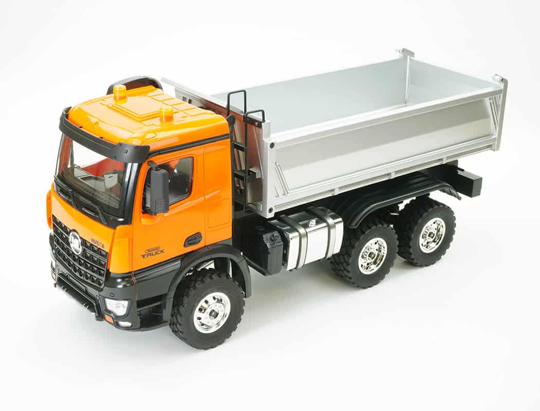 CY1598-gallery1 Huina 1/14th Alloy 14Ch Part Metal Dump Truck CY1598 - Image 1