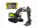 Huina 11Ch RC Excavator Green 680degree Turntable W/Smoke CY1661 - Image 3