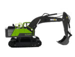 Huina 11Ch RC Excavator Green 680degree Turntable W/Smoke CY1661 - Image 6