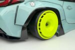 Reve D Drift Wheel GA18 Fluorescent Yellow 4mm Offset (2) RW-GA18Y4 - Image 2