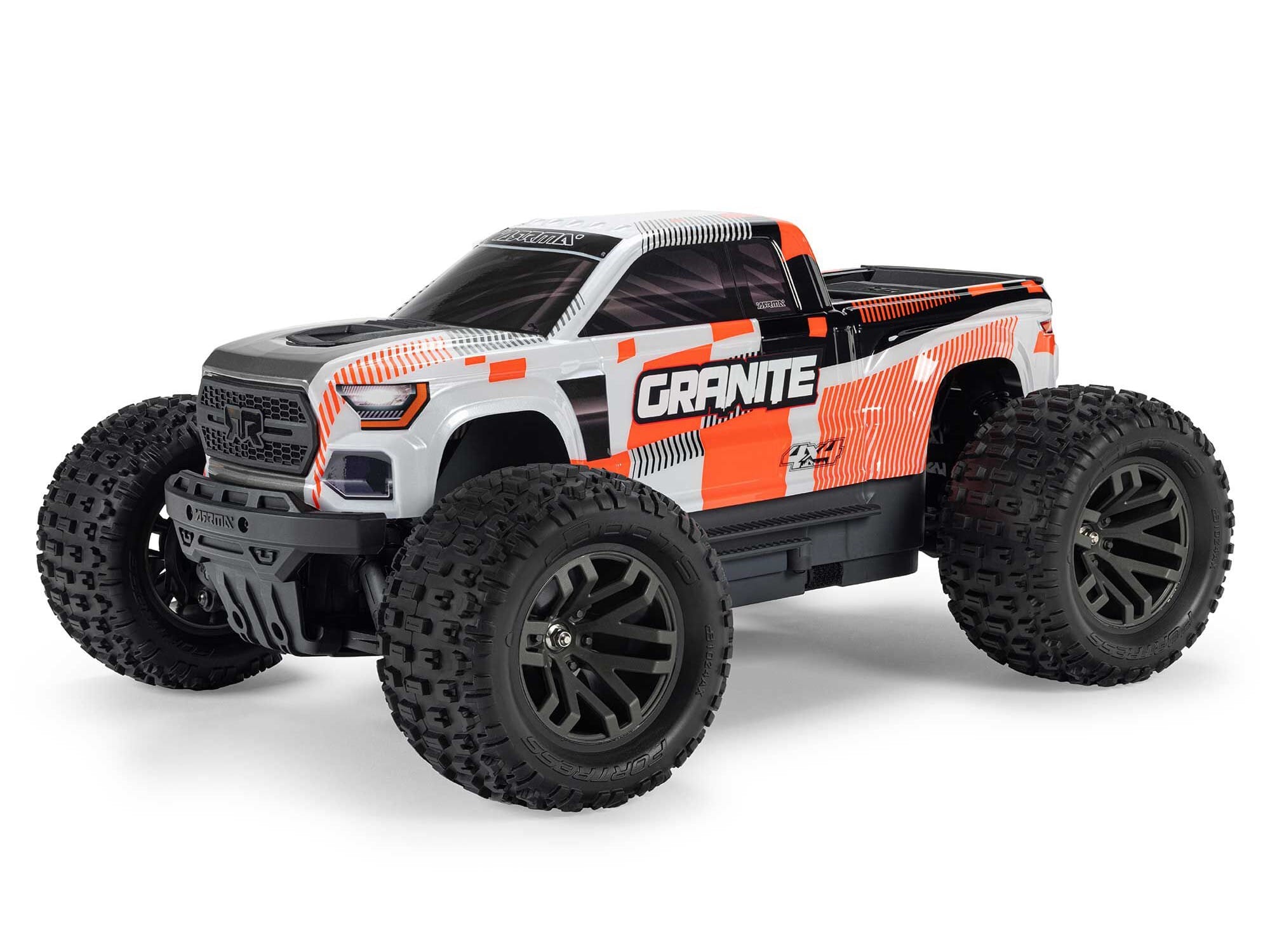 C-ARA4202V4T3 Arrma 1/10th Granite Mega 665 4X4 RTR Monster Truck Orange ARA4202V4T3 - Image 1