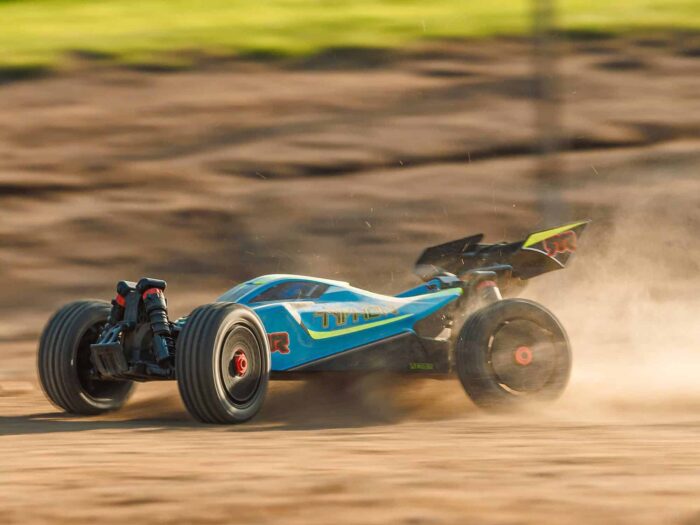 Arrma 1/8th Typhon Mega 665 4X4 RTR Buggy Blue ARA4206V4T1 - Image 2