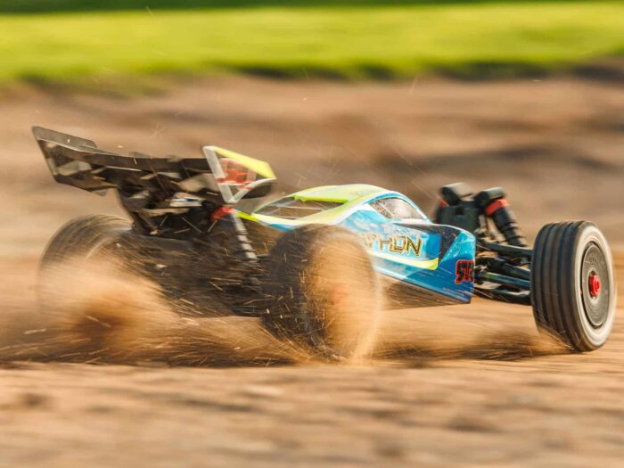 Arrma 1/8th Typhon Mega 665 4X4 RTR Buggy Blue ARA4206V4T1 - Image 6