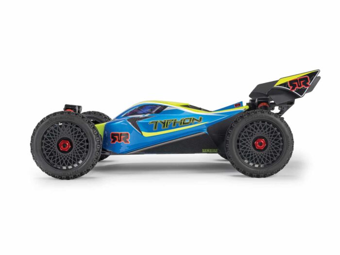 Arrma 1/8th Typhon Mega 665 4X4 RTR Buggy Blue ARA4206V4T1 - Image 23