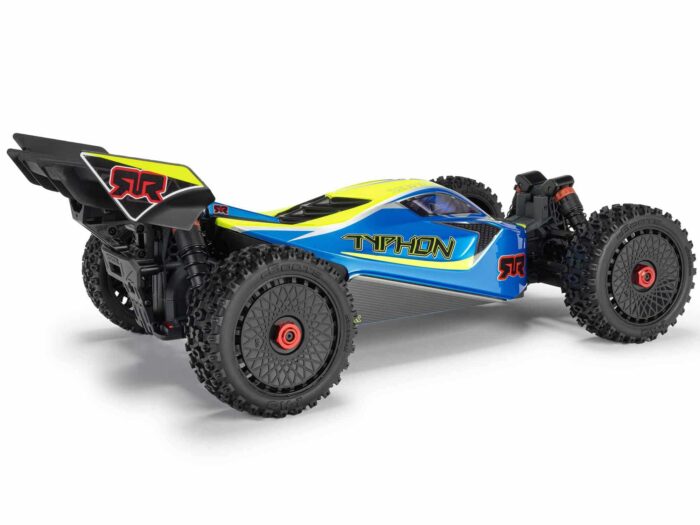 Arrma 1/8th Typhon Mega 665 4X4 RTR Buggy Blue ARA4206V4T1 - Image 25