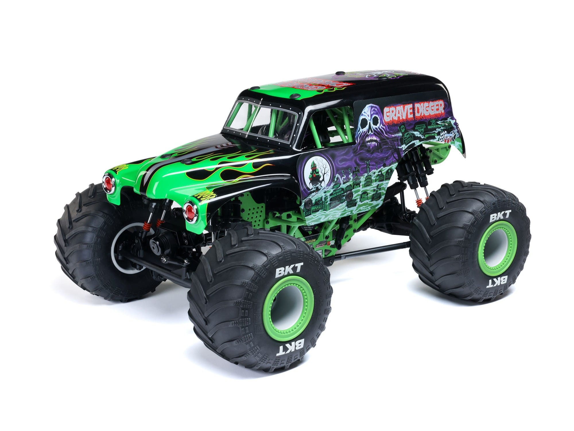 C-LOS04028T1 Losi 1/8th LMT 2.0 Grave Digger 4X4 Solid Axle Monster Truck RTR LOS04028T1 - Image 1