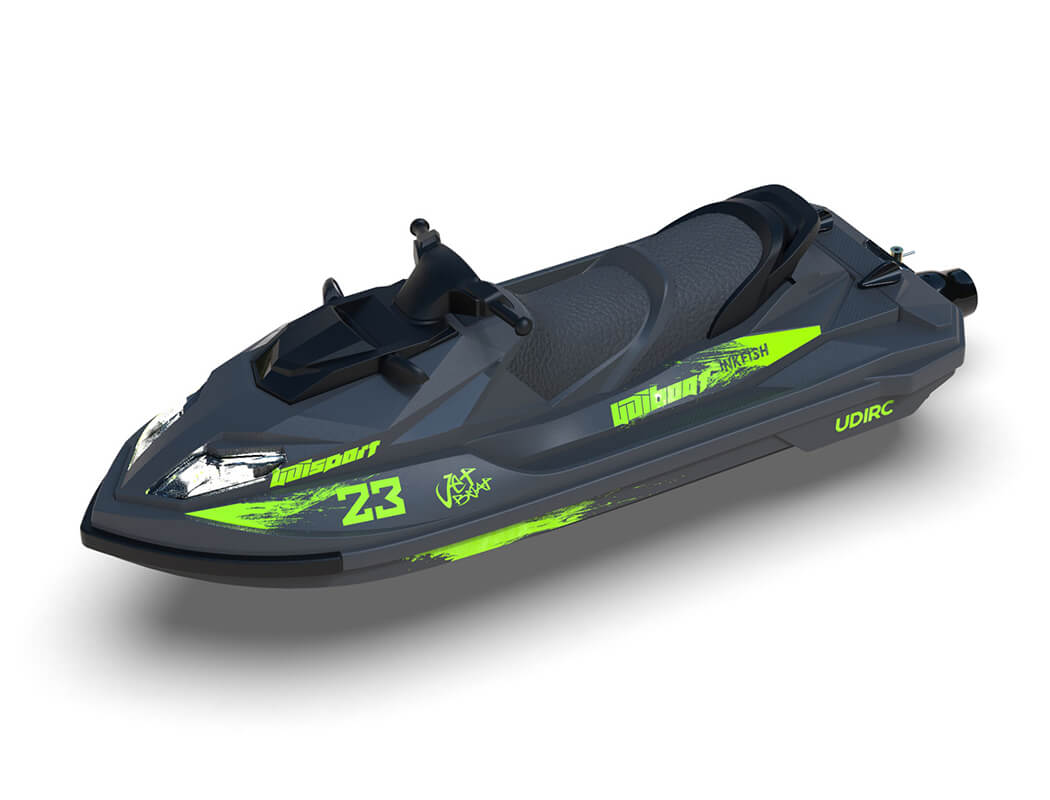 UDI023-gallery1 Udi Rc Inkfish Jetboat 362mm Turbojet RTR Brushed UDI023 - Image 1