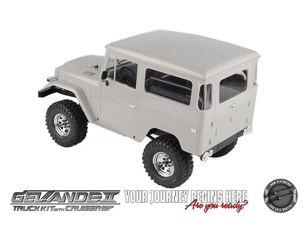 RC4WD Gelande II Truck Kit With Cruiser Body Set 2025 Z-K0072