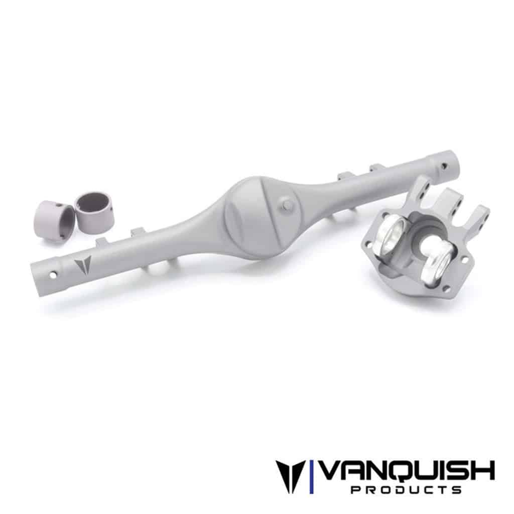 vps08633_1 Vanquish F10T Aluminum Rear Axle Housing - Clear VPS08633 - Image 1