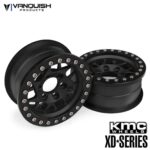 Vanquish KMC 1.9 XD127 Bully Black Anodized VPS07710