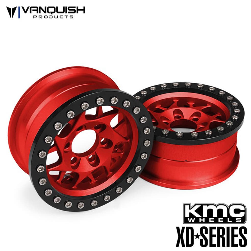 vps07713_1 Vanquish KMC 1.9 XD127 Bully Red Anodized VPS07713 - Image 1
