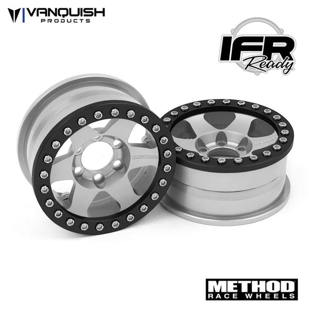 vps07764_1 Vanquish Method 1.9 Race Wheel 310 Clear Anodized VPS07764 - Image 1