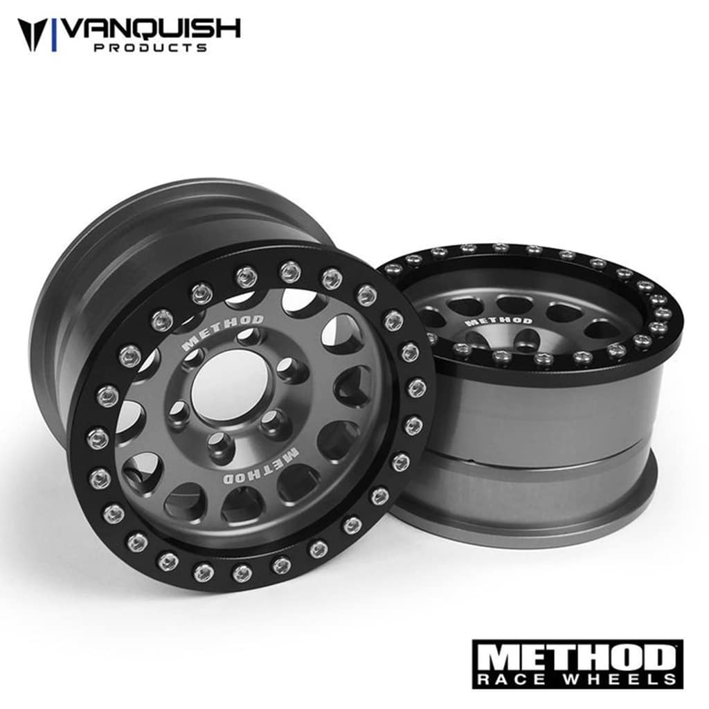 vps07912_1 Vanquish Method 1.9 Race Wheel 105 Grey/Black VPS07912 - Image 1