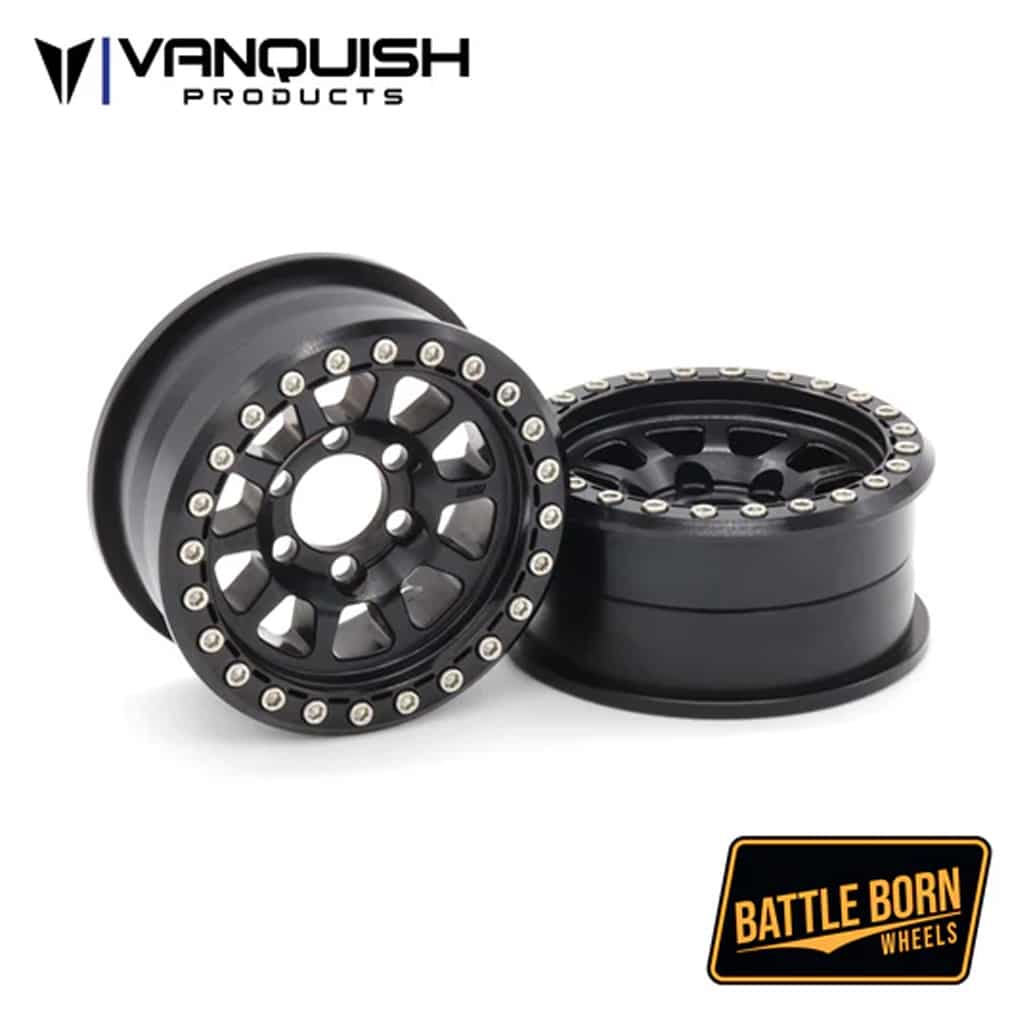 vps08140_1 Vanquish Battle Born 1.9 Sierra Wheels Black VPS08140 - Image 1
