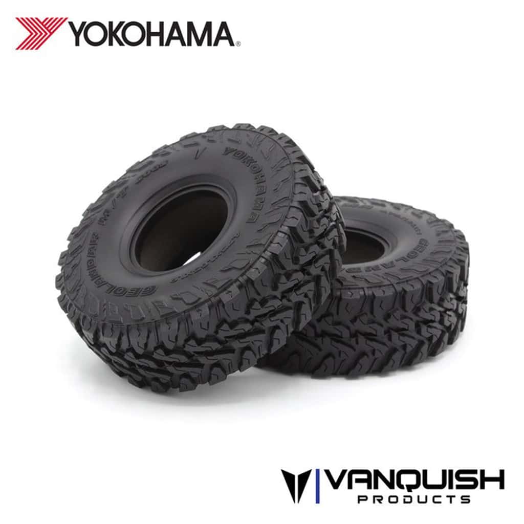 vps10105_1 Vanquish Yokohama Geolandar M/T 1.9 Tires Red 4.75 VPS10105 - Image 1