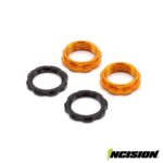 Vanquish S8E Machined Spring Collars Orange IRC00518