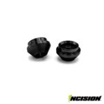 Vanquish Incision Lower Shock Cup Black (pr) IRC00460