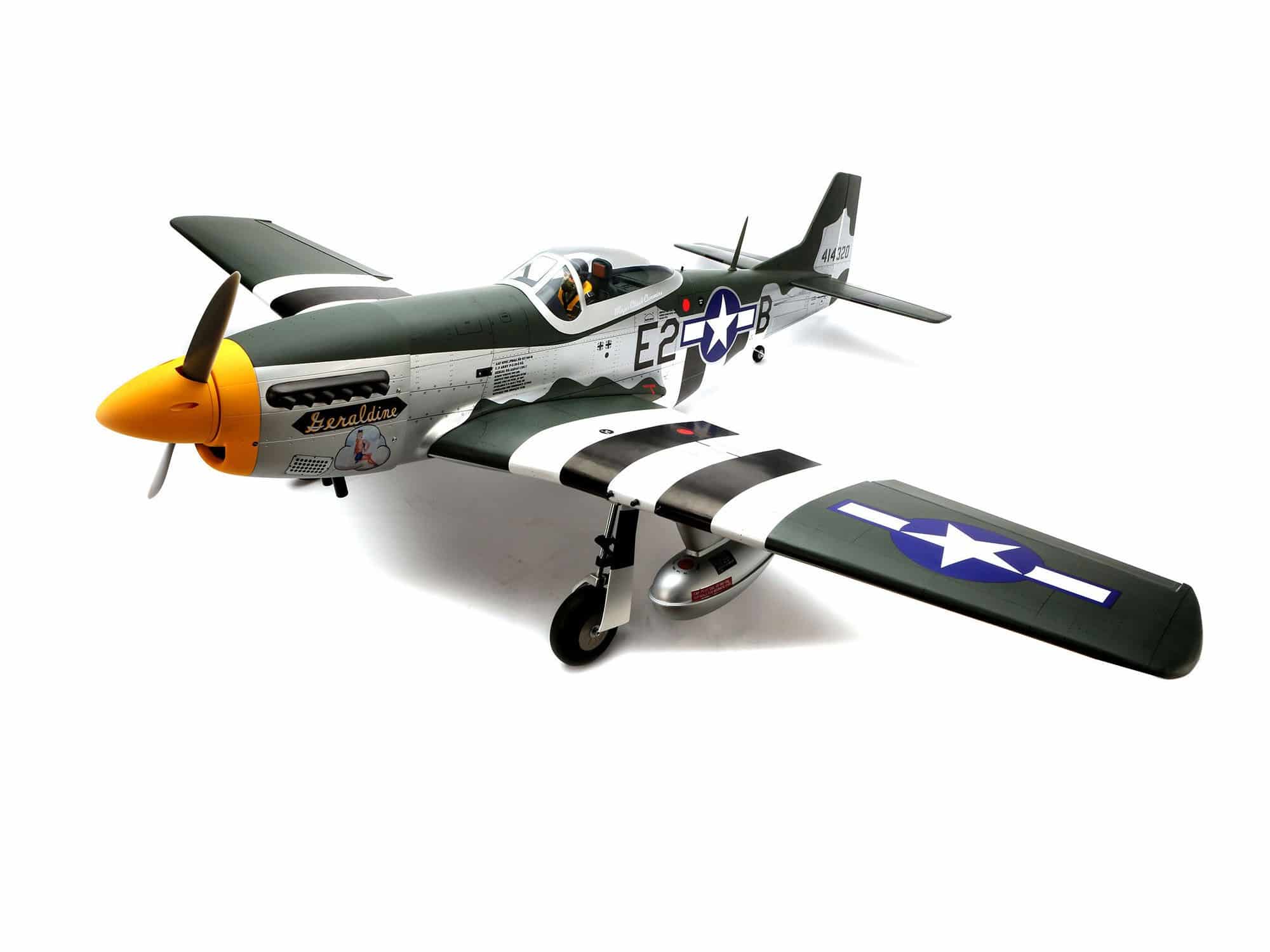 A-HAN2820B Hanger 9 P-51D Mustang 20cc ARF 69.5" HAN2820B - Image 1