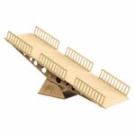 Fastrax Wood Board Climbing See/Saw 60X18.5X26.2cm FAST2399-03