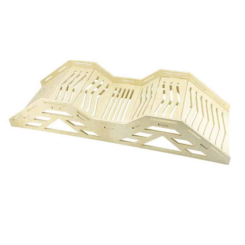 FAST2399-06 Fastrax Wood Board Climbing Up'N'Over Obstacle Type B FAST2399-06 - Image 1