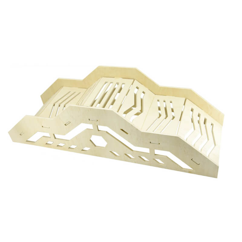 FAST2399-07 Fastrax Wood Board Climbing Up'N'Over Obstacle Type C FAST2399-07 - Image 1