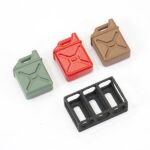 Fastrax 1/24th Oil Tank Set With Base (3Pc) 14X9.8X5.4mm FAST2404