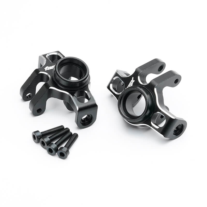 FTAR054BK Fastrax Arrma Grom/Granite Aluminium Front Steering Blocks (Pr) FTAR054BK - Image 1