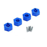 Fastrax Team Associated Rival MT10 Aluminium Wheel Hex Set (4) FTAS05B