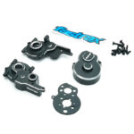 Fastrax Losi Micro-B Aluminium Gearbox Housing & Motor Mount FTLS09BK