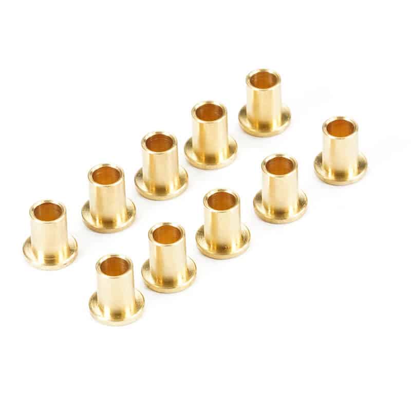 FTTA014C Fastrax Tamiya TT02 Shocks Brass Collar Set (10Pc) FTTA014C - Image 1