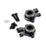 Fastrax TRX-4M Black Brass Steering Knuckles (2) FTTX461