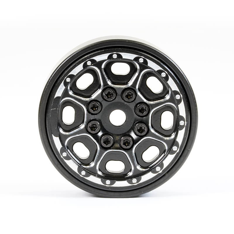 FTTX468BK Fastrax TRX-4M Cnc Beadlock Wheels (4) - Black FTTX468BK - Image 1
